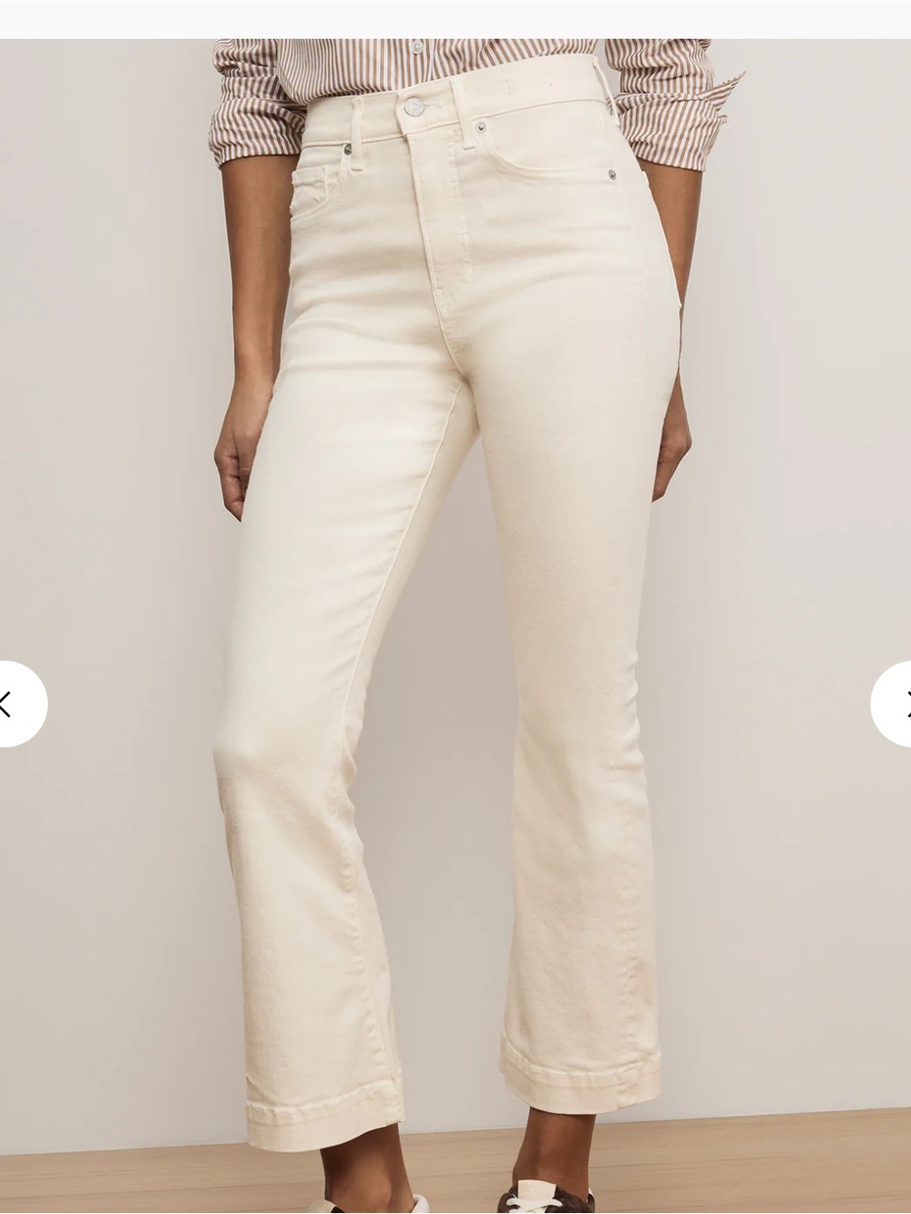 Veronica Beard Carson Ankle Flare High Rise Jeans